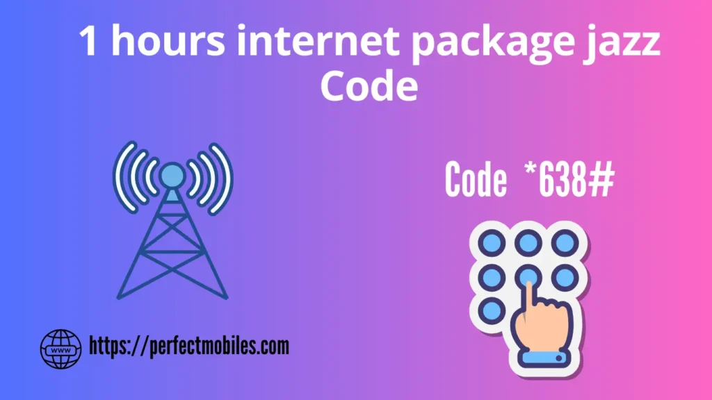 1 hours internet package jazz code