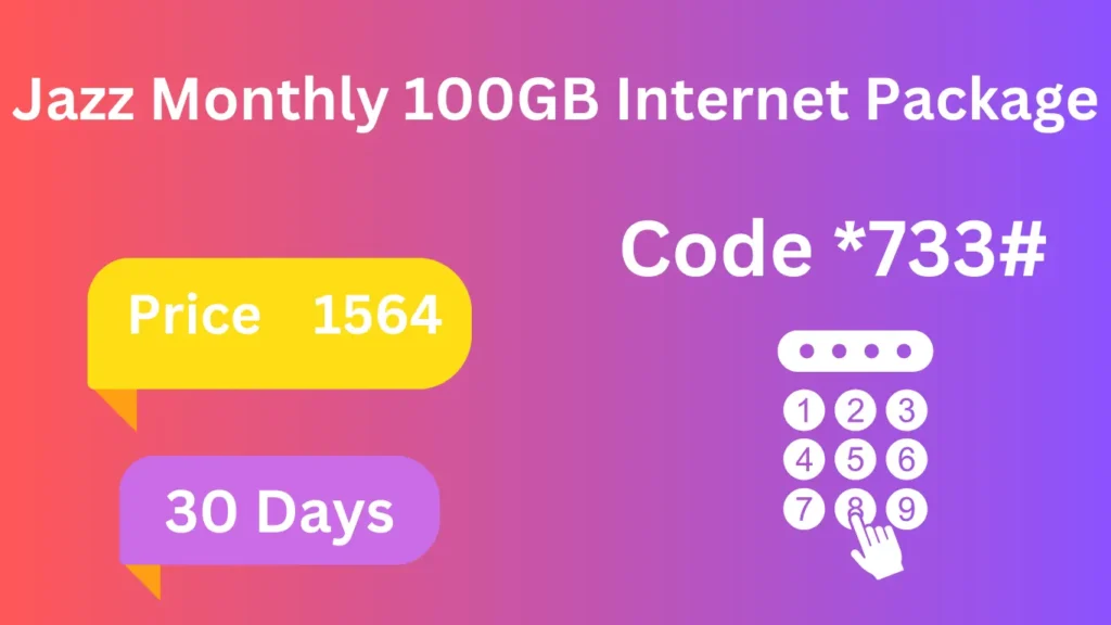 Jazz 100GB Monthly Package Details