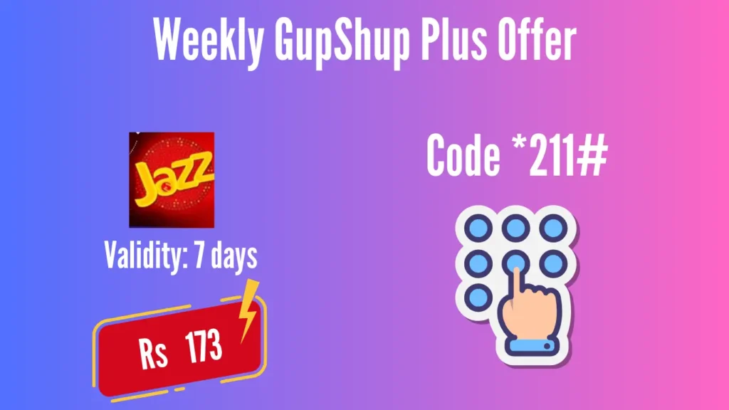 Jazz Weekly Gupshup Plus Offer code