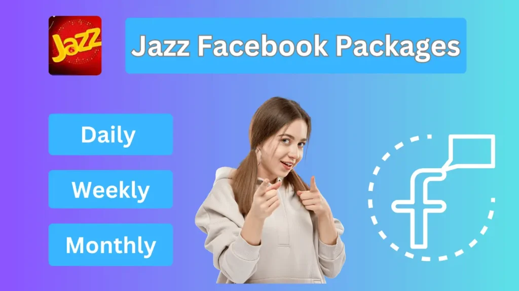 Jazz Facebook Packages Daily,weekly and Monthly