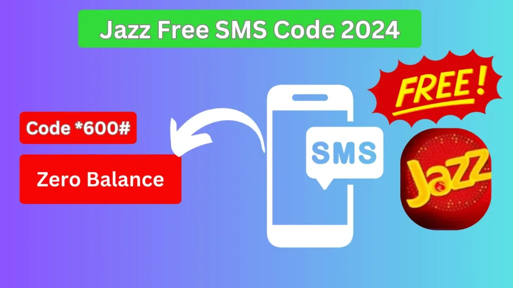 jazz emergency SMS Code 2024