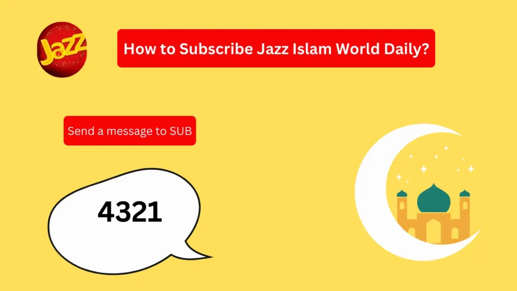 How to Subscribe Jazz Islam World Daily?